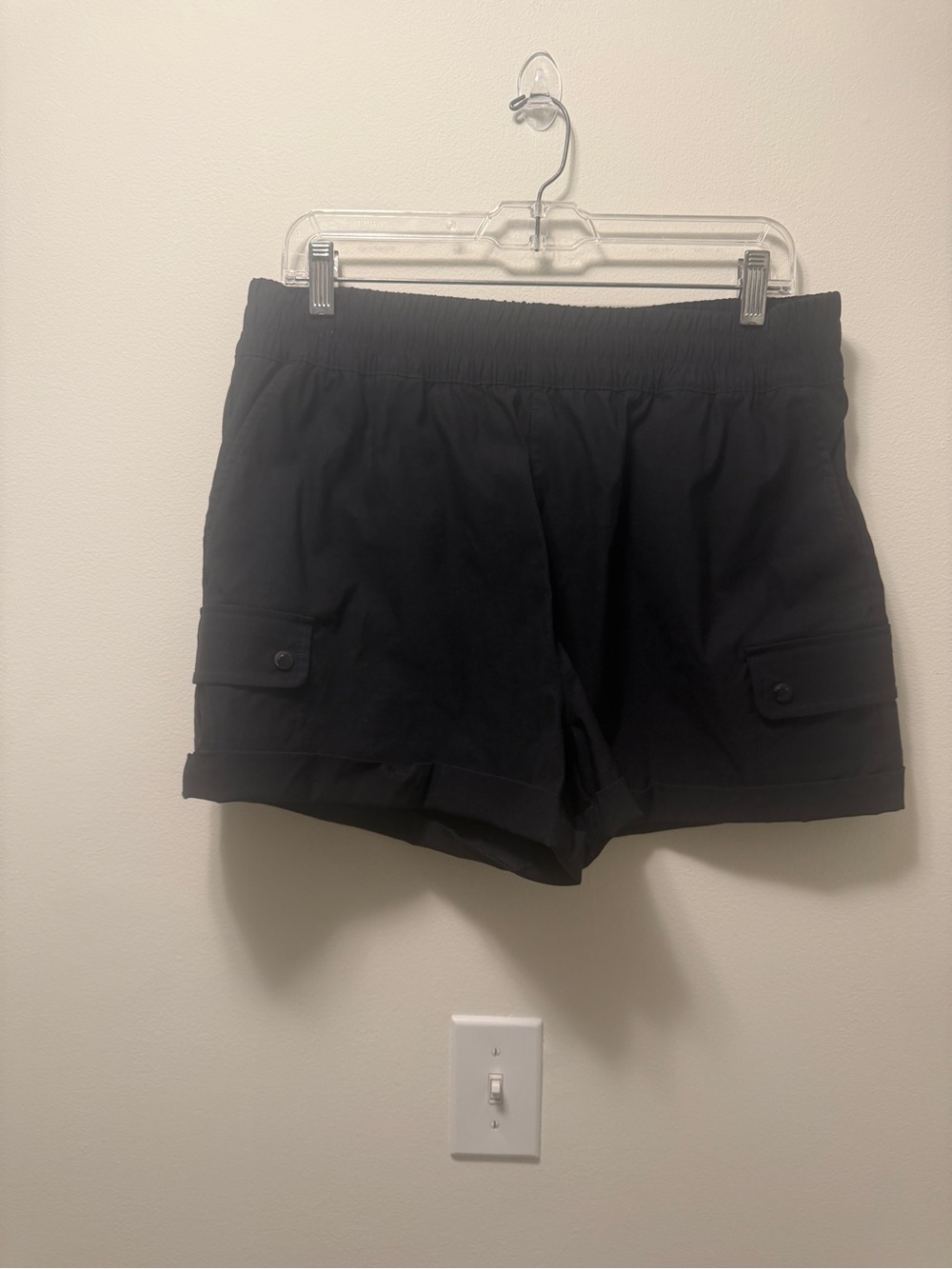 Mondetta Black Pull-On Cargo Shorts